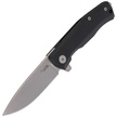 LionSteel Myto Knife Black Aluminum, Stonewashed M390 by Molletta (MT01A BS)