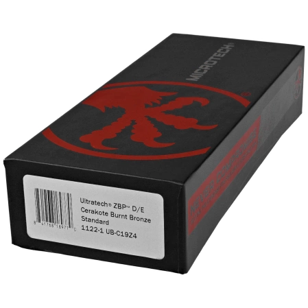 Nóż automatyczny OTF Microtech Ultratech Gen III ZBP D/E Cerakote Burnt Bronze Aluminium, Cerakote Burnt Bronze M390MK by Tony Marfione (1122-1UB-C19Z4)