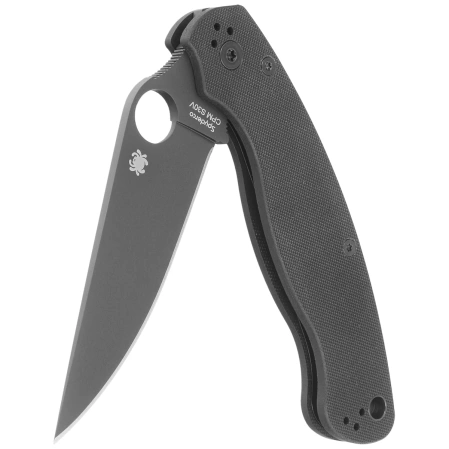 Nóż składany Spyderco Military 2 Black G10, Black DLC CPM S30V by Sal, Eric Glesser (C36GPBK2)
