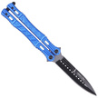 Nóż składany motylek Martinez Albainox Balisong Blue Aluminium, Black Blade (02101)