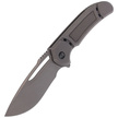 WE Knife Minax Gray Titanium, Gray Stonewashed CPM 20CV by Ferrum Forge (2007B)