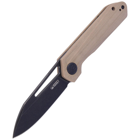 Kubey Royal Knife Tan G10, Dark Stonewashed D2 by Colin Maisonpierre (KU321E)