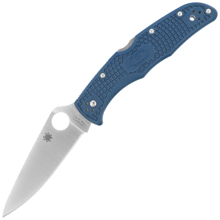 Spyderco Endura 4 Lightweight Knife Cobalt Blue FRN, Satin CPM SPY27 by Sal Glesser (C10PCBL)