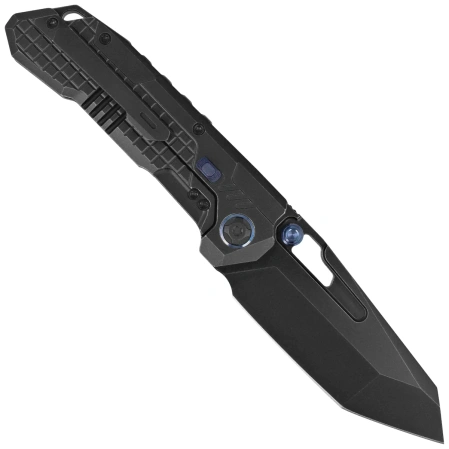 Remette RT-Cool Leopard Knife Black Titanium, Plating Black Stonewashed M390 (RTKS-B)