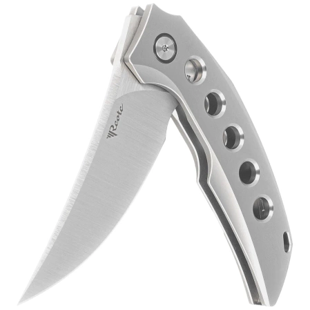 Nóż składany Reate Velocity Gray Titanium, Satin Elmax by Tashi Bharucha