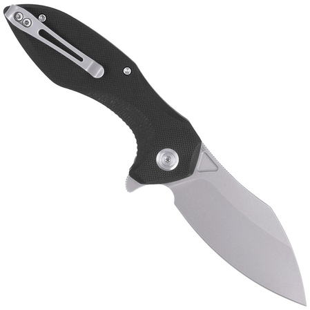 Nóż Kubey Knife Noble, Black G10, Bead Blasted D2 (KU236A)