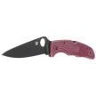 Spyderco Endura 4 Sprint Run Burgundy FRN, TiCN Micro-Melt PD#1 by Sal Glesser (C10BGBKP)