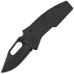 Demko Nano-Shark Stealth CP Knife Black Aluminum, Black DLC CPM 20CV by Andrew Demko (NANO-20CV-Black ALUM-CP)