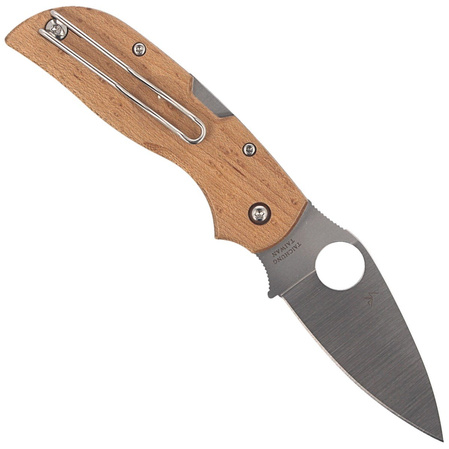 Spyderco Chaparral Birdseye Maple Plain Knife (C152WDP)