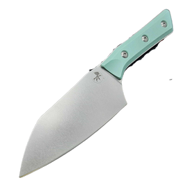Microtech Santoku Kitchen Knife Caribbean Blue G10, Stonewashed M390MK (3200-10CA)