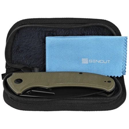 Sencut Knife Phantara OD Green Coarse G10, Black 9Cr18MoV (S23014-3)