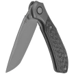 Bestech Constellation Knife Grey Titanium/3K Twill Weave Skin Carbon Fiber, Bead Blasted/Stonewashed MagnaCut by Munko Knives (BT2501D)
