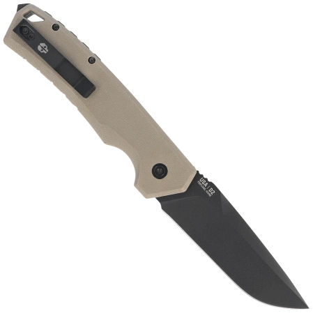Tekto A3 Delta D/P Automatic Knife Desert G10, Black D2