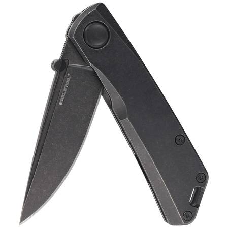 Nóż składany Real Steel LUNA Eco Black Steel, Blackwash K110 by Poltergeist Works (7083)