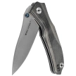 Real Steel Horus Black G10/Micarta, Stonewashed 14C28N by Uli Hennicke (7435)