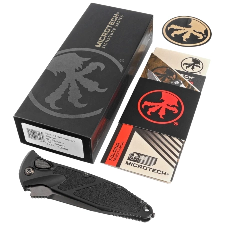 Nóż automatyczny Microtech Socom Elite Auto S/E Signature Shadow Aluminium, Shadow DLC M390MK by Tony Marfione (160A-1DLCTSH)