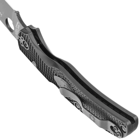 Nóż składany Spyderco Native Chief Black FRN, DLC CTS BD1N by Sal, Eric Glesser (C244PBBK)