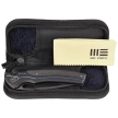 Nóż składany WE Knife Exciton LE No 044/205 Black Titanium / Twill Carbon Fiber, Two-Tone Black CPM 20CV (WE22038A-2)