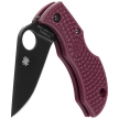Nóż składany Spyderco Manbug Sprint Run Burgundy FRN, TiCN Micro-Melt PD#1 by Sal Glesser (MBBGBKP)