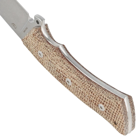 Nóż Viper Gianghi Brown Burlap Micarta, Stonewashed N690Co by Fabrizio Silvestrelli (V4882IM)