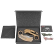 Reate Knife EXO-K Gravity Karambit Tan Aluminium, Stonewashed N690