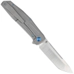 Nóż składany WE Knife Shadowfire Gray Titanium, Hand Polished Satin CPM 20CV by Rafal Brzeski (WE22035-2)