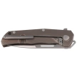 LionSteel Q4ttro Knife Bronze Titanium/Fat Carbon, Satin MagnaCut by Molletta (Q4 BR)