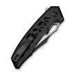 Civivi Anaaki Knife Black Aluminum, Black Stonewashed/Satin Nitro-V (C24039-1)