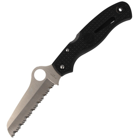 Spyderco Atlantic Salt Black FRN Spyder Knife (C89SBK)