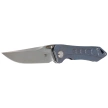 Bestech Knife Supersonic Blue Titanium, Stonewashed / Satin CPM S35VN (BT1908B)