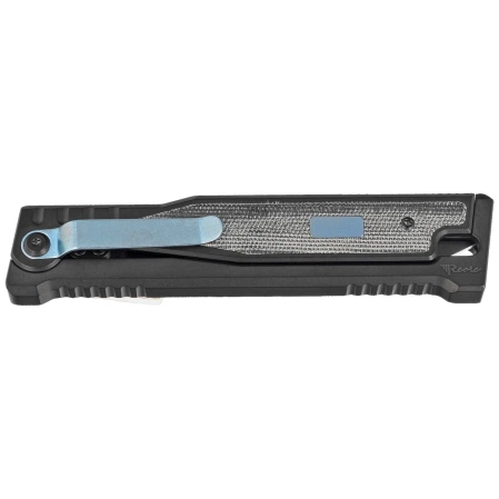 Reate EXO 2.0 D/E Black PVD Titanium / Black Micarta, Black PVD Elmax (EXO BLK.PVD.DE.BKM)