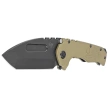 Medford Praetorian Scout M/P OD Green G10, PVD HW/Clip, Black DLC D2 by Greg Medford (MKM30DPT-1010-TPCP-BP)
