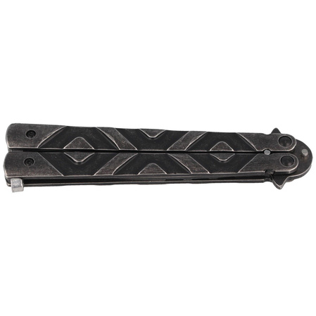 Nóż motylek Martinez Albainox Balisong Stone, Gray Stonewashed (02105)