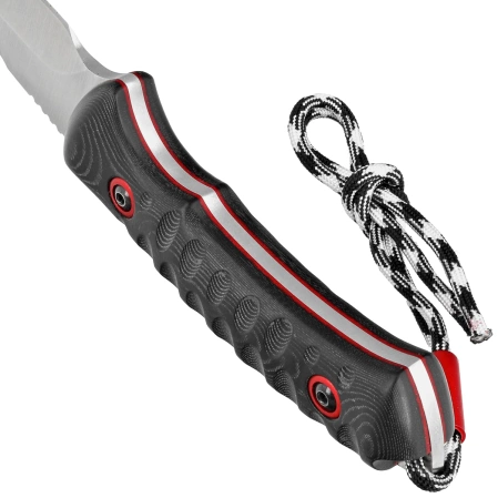 Muela Phantom-12W Black Micarta Knife, Satin X50CrMoV15