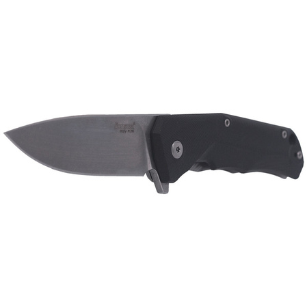Nóż LionSteel T.R.E. G10 Black, Stone Washed Blade (TRE GBK)