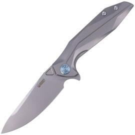 Nóż składany Kubey Nova FL KB235F Gray Titanium, Bead Blasted 14C28N