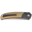 Nóż składany Bestech Supernova Gold Titanium/Black Zirconium, Satin M390 (BT2111C)