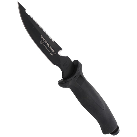 FOX Tekno Military 2 Black / Black Blade diving knife (641)
