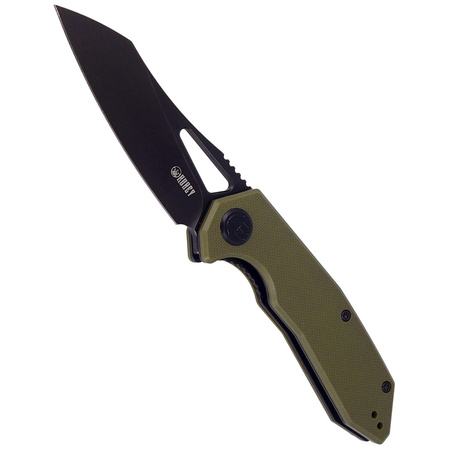 Nóż Kubey Knife New Vagrant Tan G10, Darkwashed AUS-10 (KU291E)