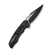 Civivi Anaaki Knife Black Aluminum, Black Stonewashed/Satin Nitro-V (C24039-1)