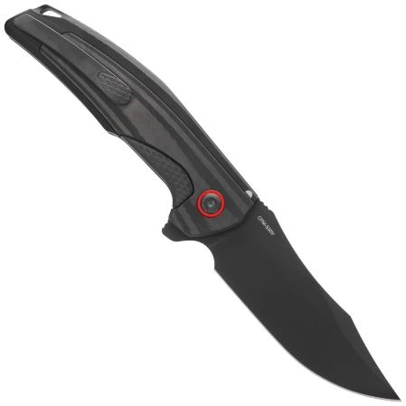 Nóż składany Reate Jack Jr. Black Aluminium, Black DLC S30V (Jack Jr. BKAL DLC RDAL)