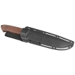 Za-Pas Expendable Brown Toxic Micarta, Black Cerakote NMV Knife
