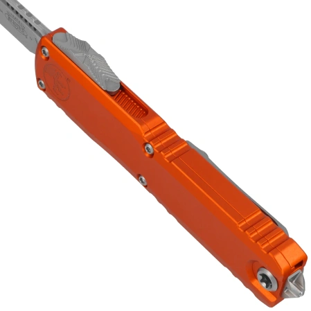 Nóż automatyczny OTF Microtech Ultratech Gen IV S/E Orange Aluminium, Stonewashed M390MK by Tony Marfione (11214-10OR)