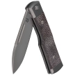 Scyzoryk Fox Gunstock Bison Micarta/Titanium, Satin M390 (FX-558 BI)