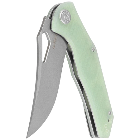 Kubey Knife Phemius Jade G10, Sand Blasted 14C28N (KU149D)