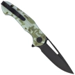 Nóż składany Kubey Dugu Camo G10, Blackwashed 14C28N (KU210L)