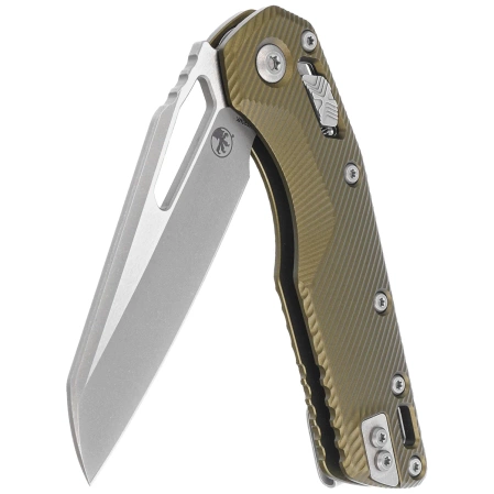 Nóż składany Microtech MSI S/E OD Green Fluted Aluminium, Apocalyptic M390MK by Tony Marfione (210-10APFLOD)