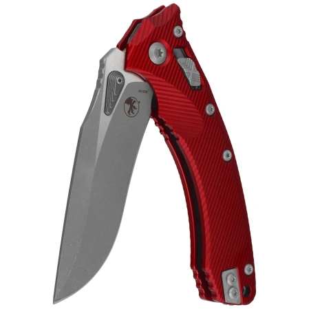 Nóż składany Microtech Amphibian Ram-Lok S/E Fluted Merlot Aluminium, Apocalyptic M390MK by Tony Marfione (137RL-10APFLMR)