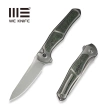 WeKnife 702XI LE No 149/150 Gray Integral Titanium/Jungle Wear Fat Carbon, Stonewashed M390 (WE07B-4)