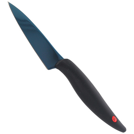 Kasumi Blue Titanium Paring kuty japoński nóż do warzyw 80mm (22008/B)